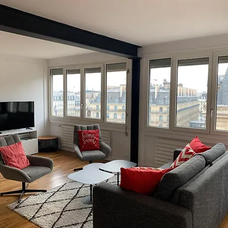 Saintlazare 50m2 Superb View Up To Tour Eiffel Parigi